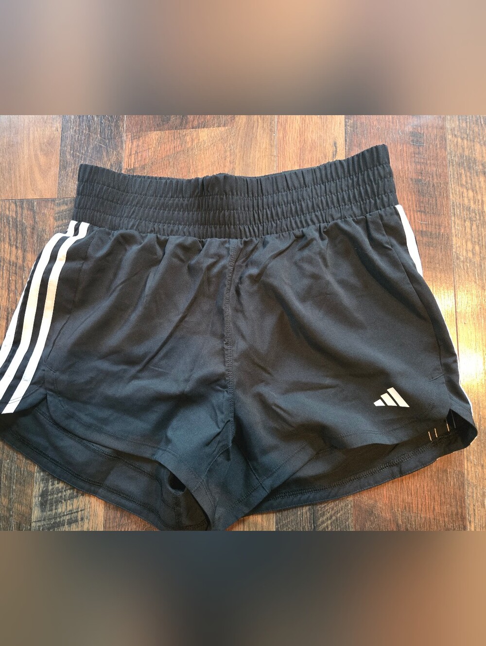 NWT Adidas Pacer Short 3" Sz Medium Black And White